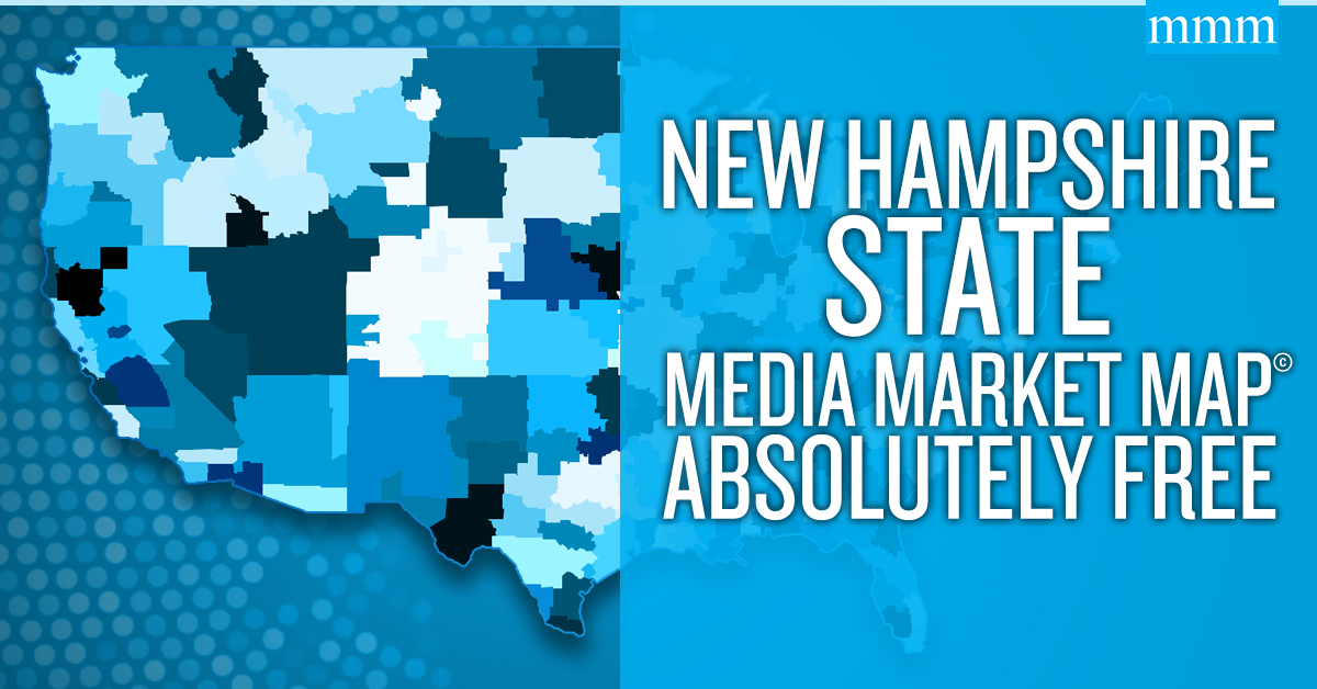 New Hampshire DMA Map 2024 Media Market Map